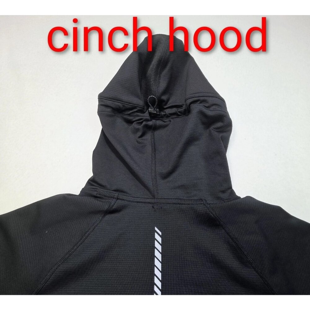 Under Armour Womens Coldgear Black Shirt Fitted Athletic Gear Hoodie Pullover SP - Picture 5 of 6